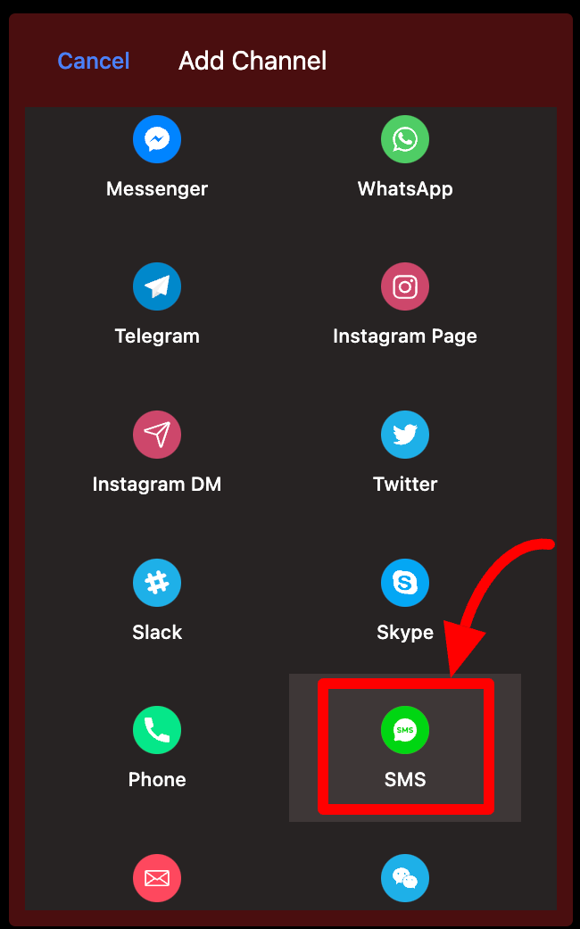 sms chat widget 2