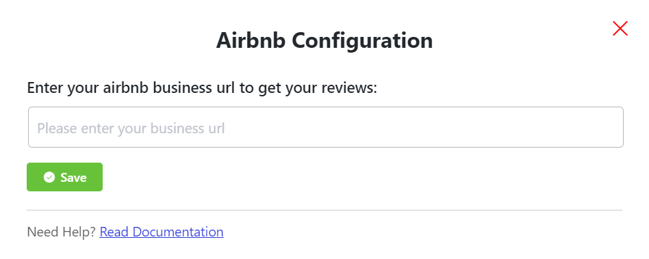Airbnb reviews configuration