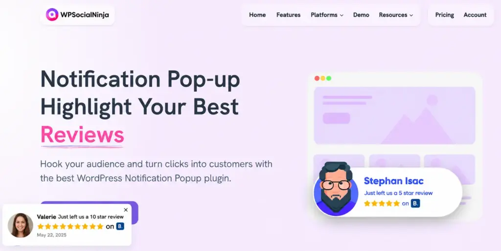 notification popup demo