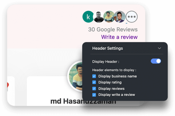 Google reviews call to action button