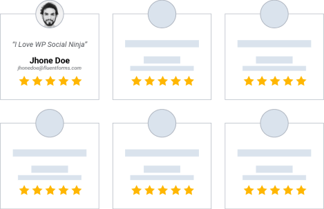 Fluent Forms reviews on your website