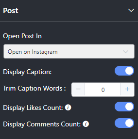 Social feeds posts