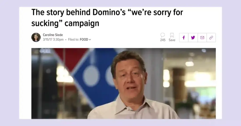 Domino's turnaround story