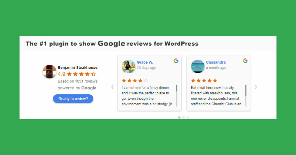 Google Reviews Widget