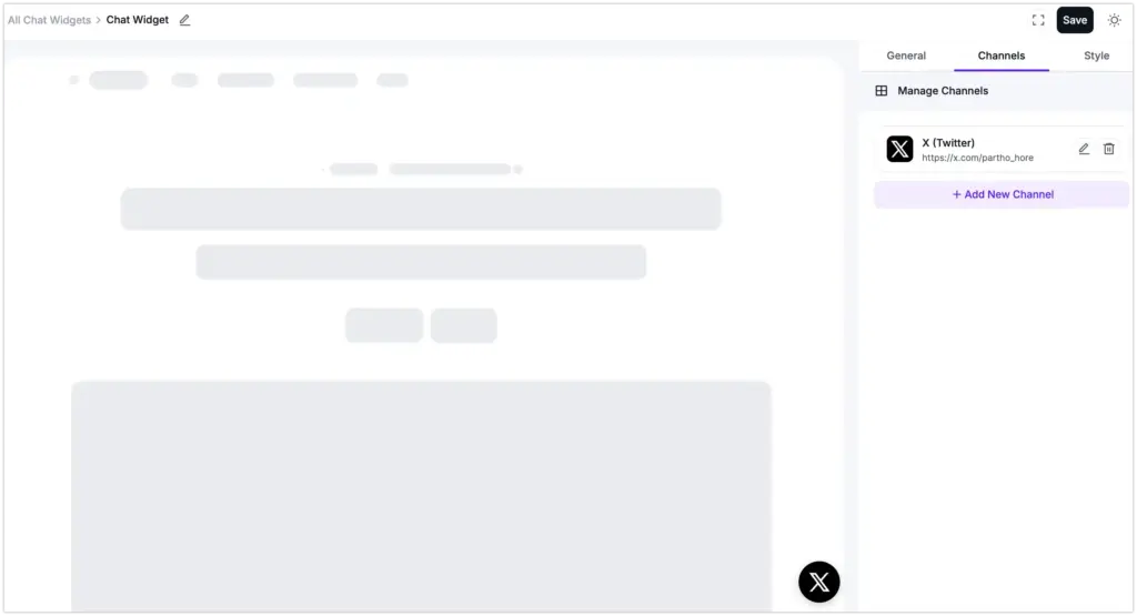 twitter configuration