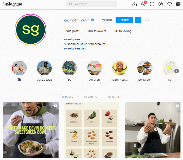 Instagram for restaurant social media marketing 