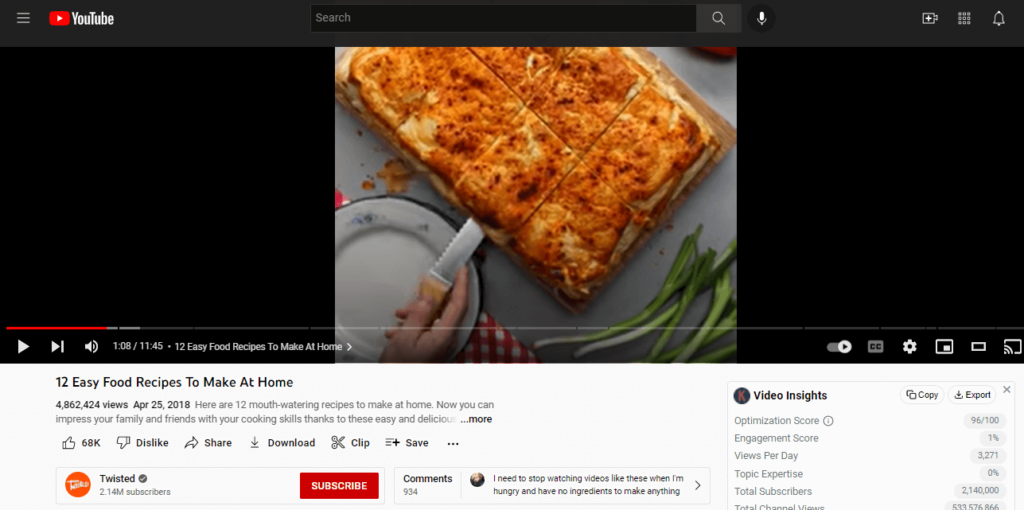 YouTube for restaurant social media marketing