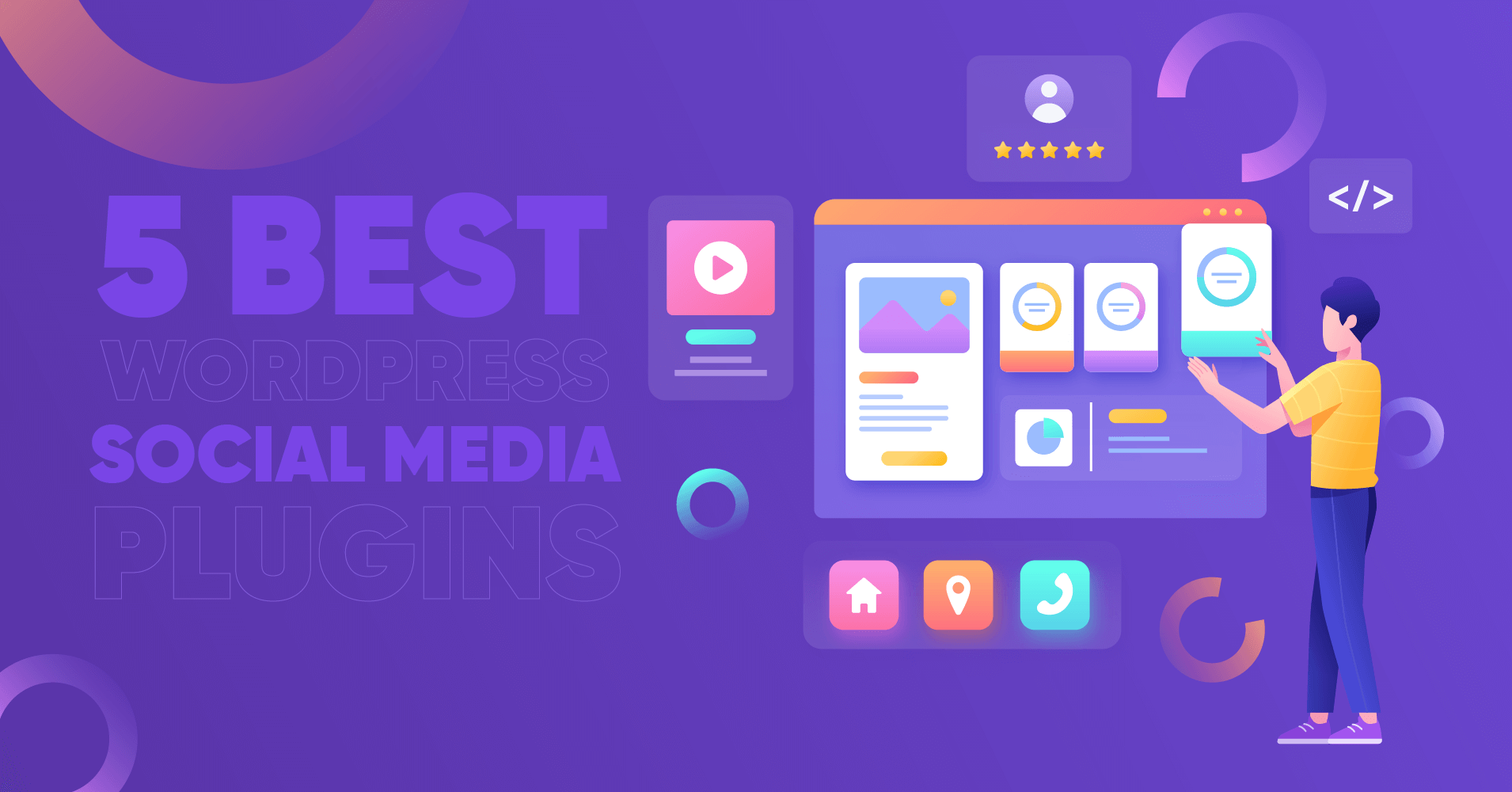 5 Best WordPress Social Media Plugins in 2024 (+Bonus)