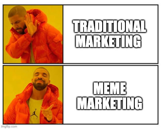 Social media memes marketing