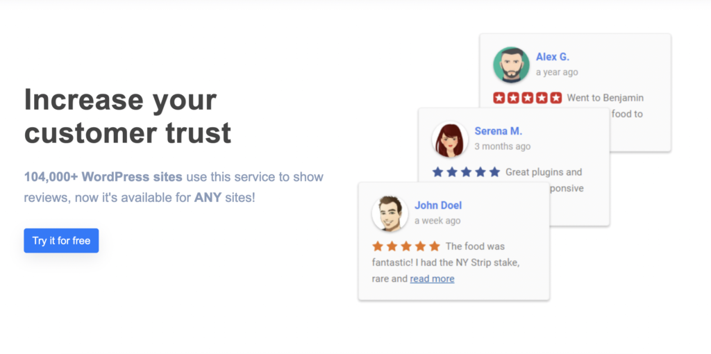 facebook review plugin