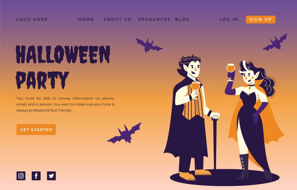 Halloween marketing ideas for landing pages