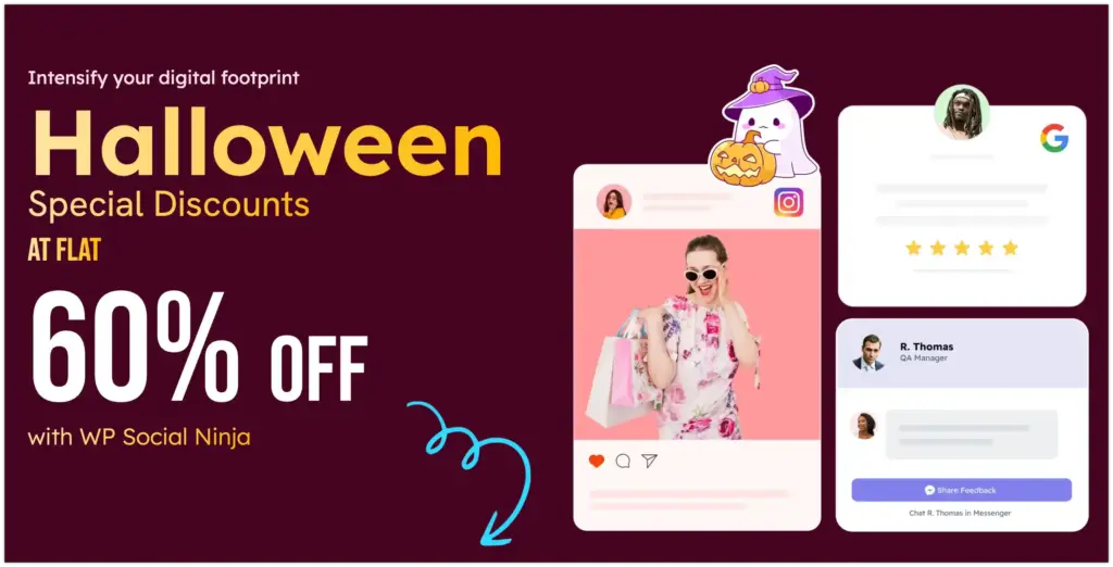 WP Social Ninja Halloween Deal
