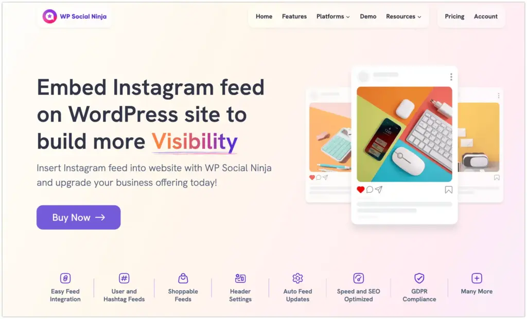 update instagram feed