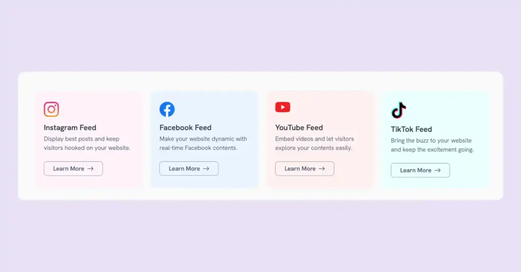 wp social ninja social feed platforms