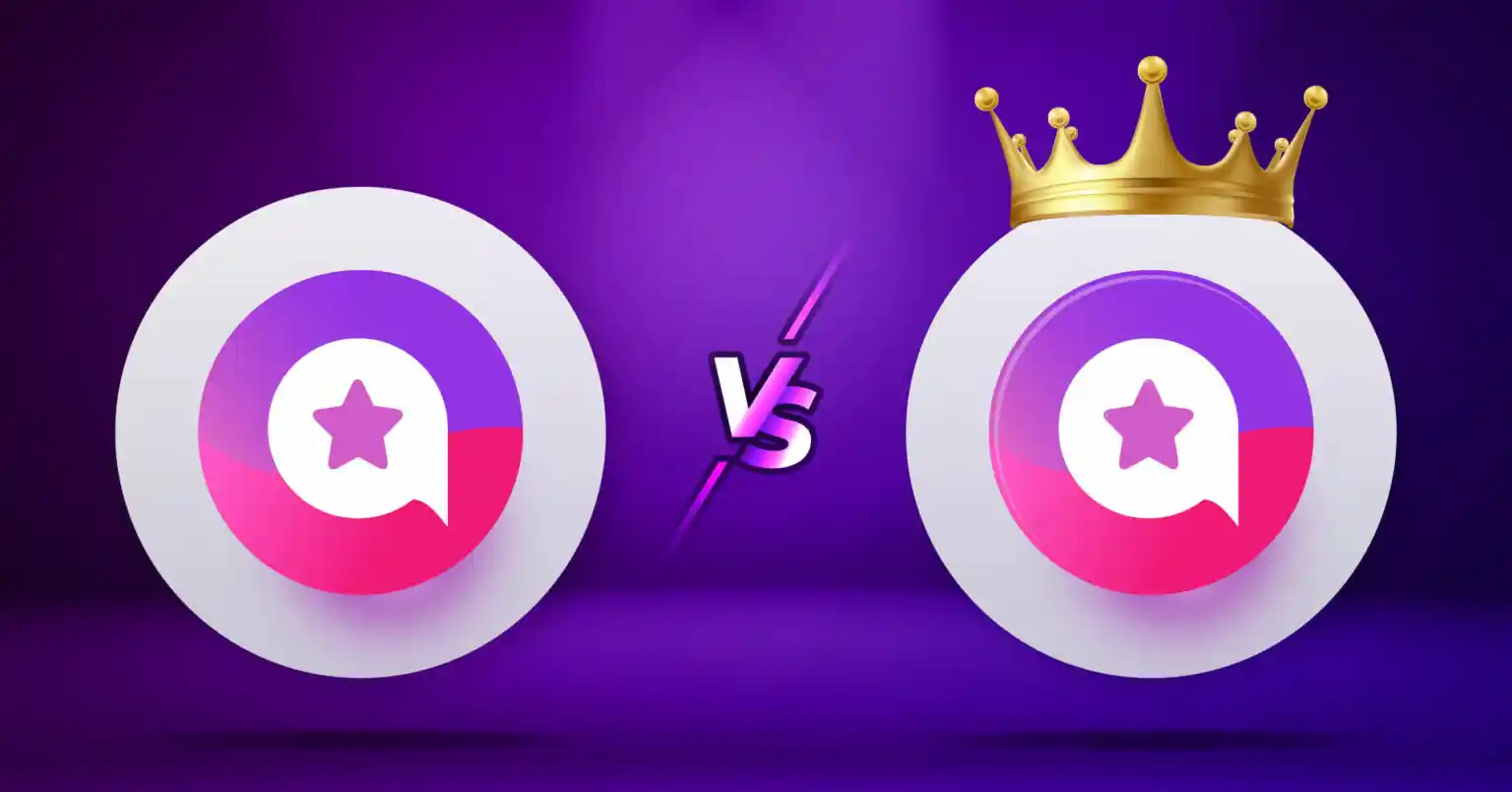 WP Social Ninja free vs. pro