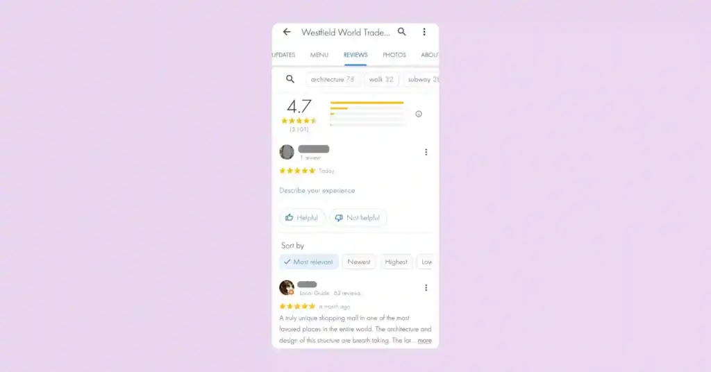 write google review from phone