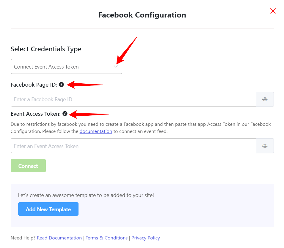 Facebook Configuration