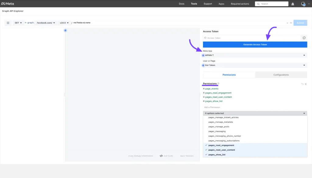 generate access token