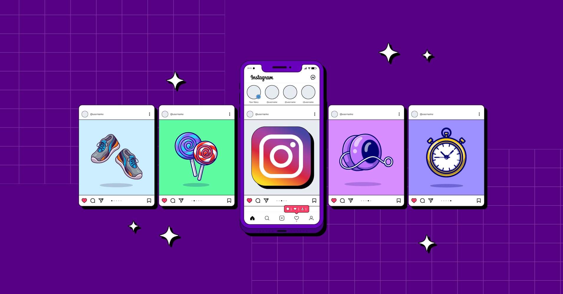 Template Instagram Perguntas para conhecer alguém, Quiz de