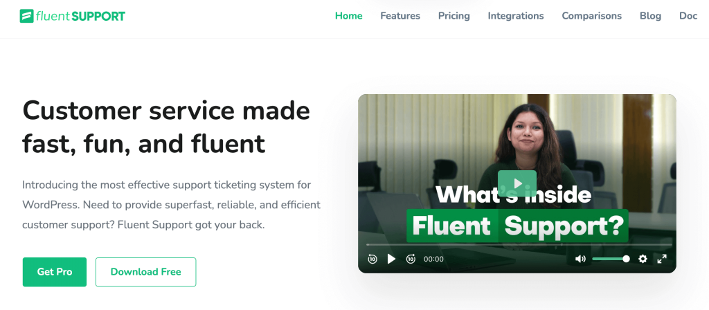 Fluent Support the customer service tool