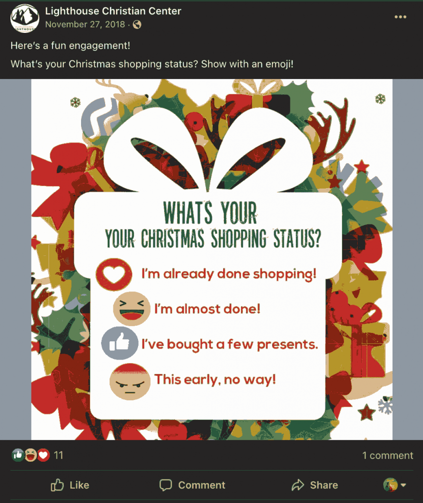 Christmas interactive posts- funny facebook post