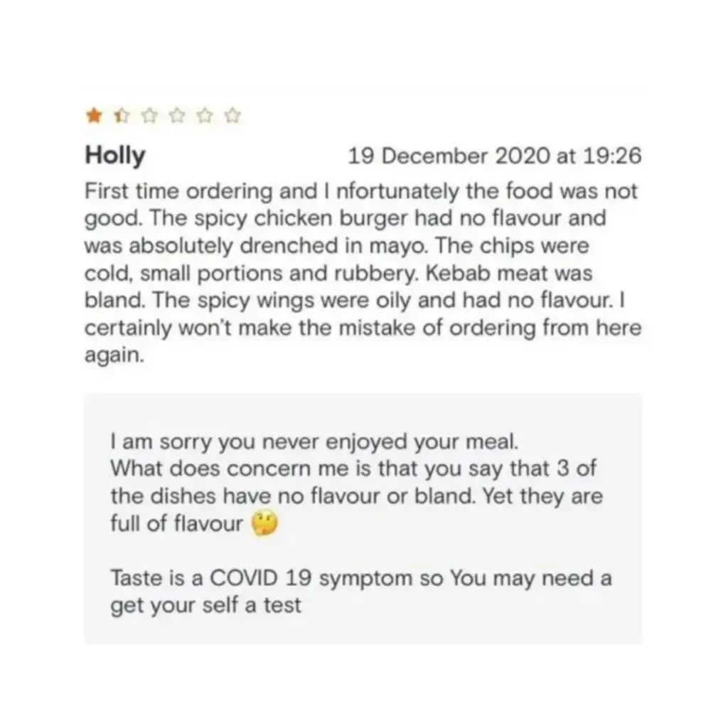 funny google reviews