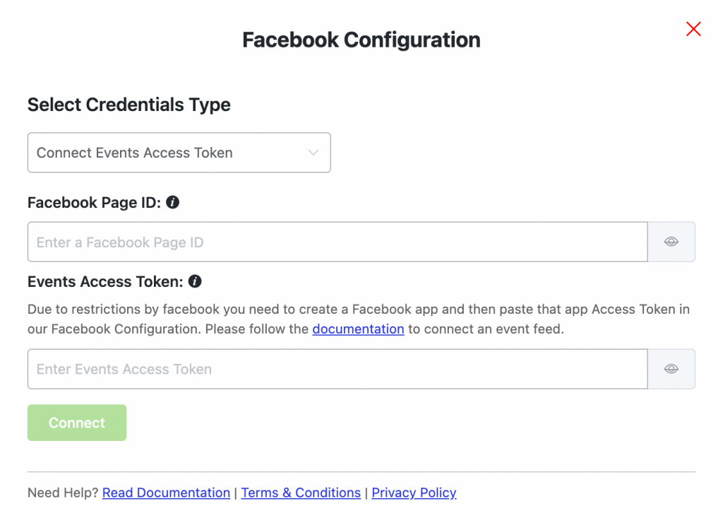 Facebook configuration with WP Social Ninja