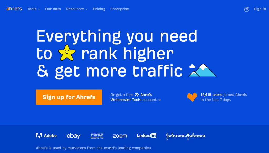 Ahrefs the SEO toolset