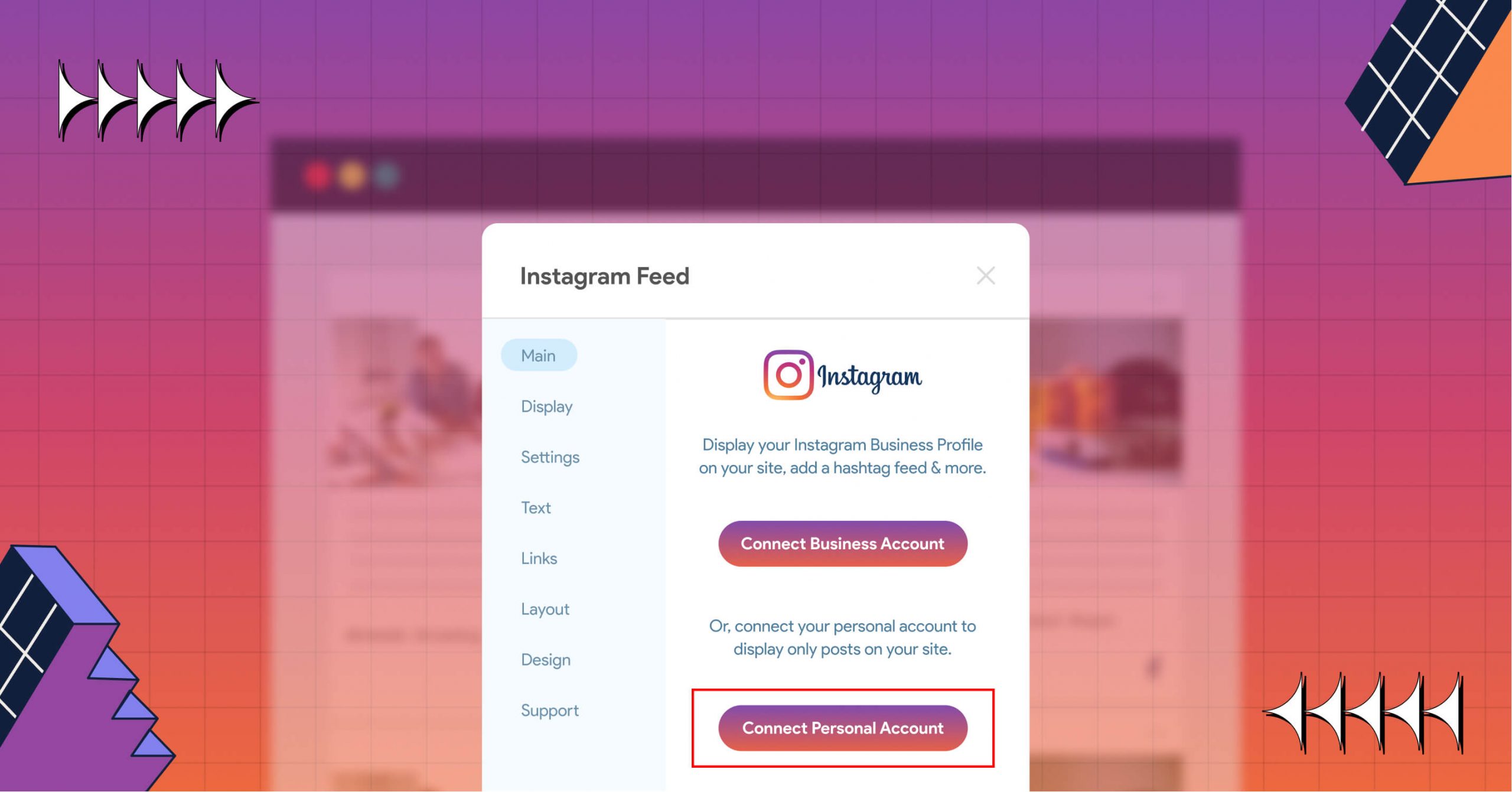 Showing Instagram personal account feed on your WordPress website can increase engagements, boost your website health, with WP Social Ninja things are much more easier.