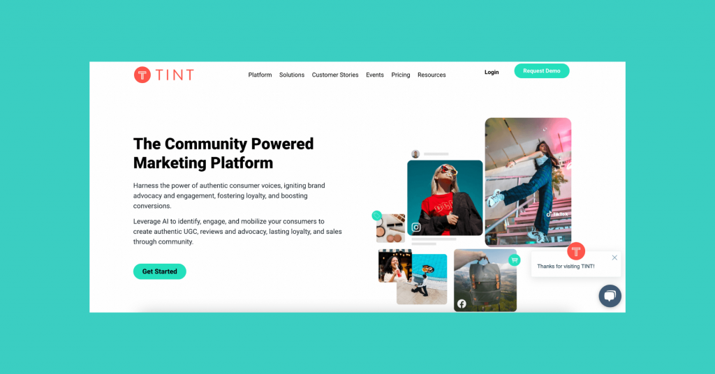 User generated content platform- TINT