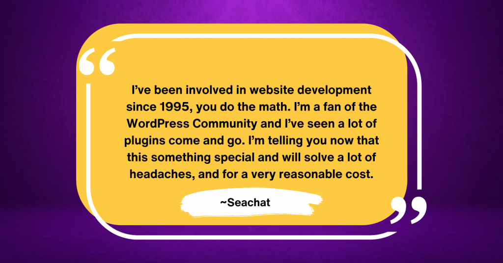 Client review from WordPress repository.