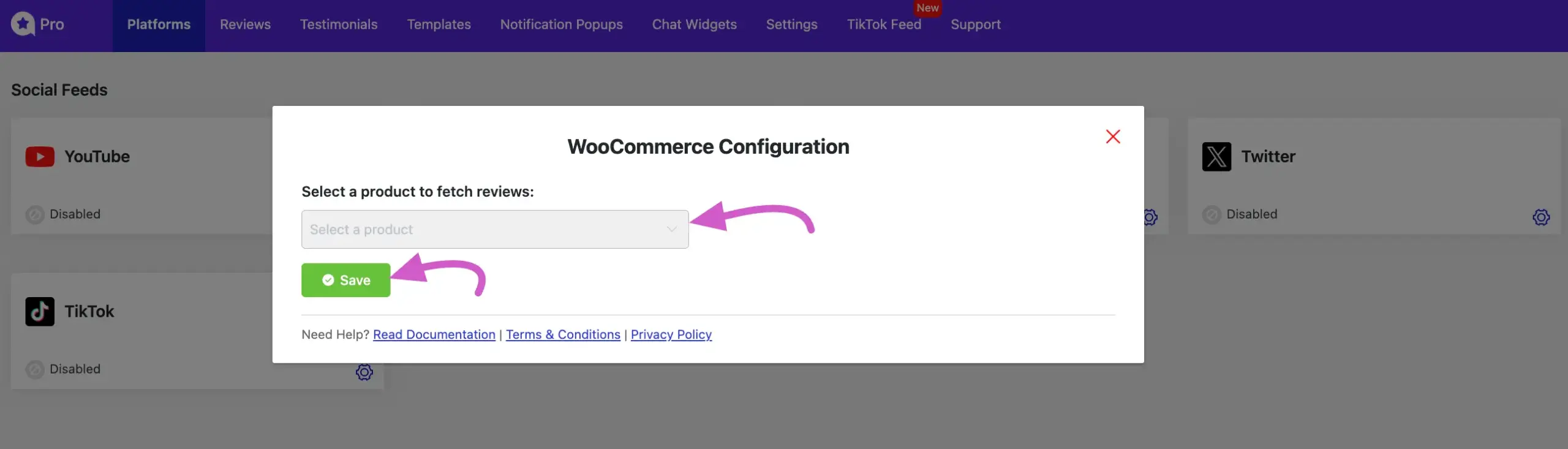 woocommerce configuration