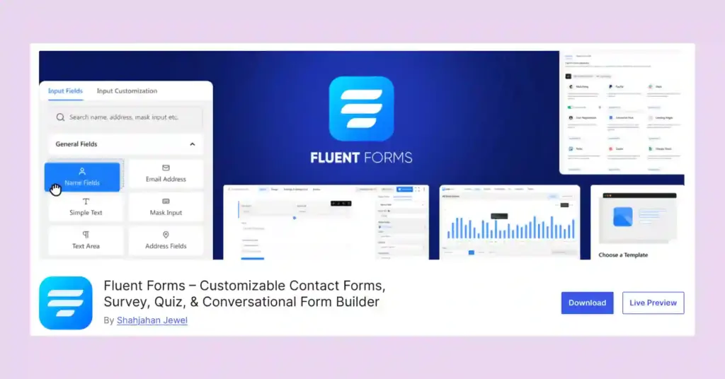 Fluent Forms- Lead generation