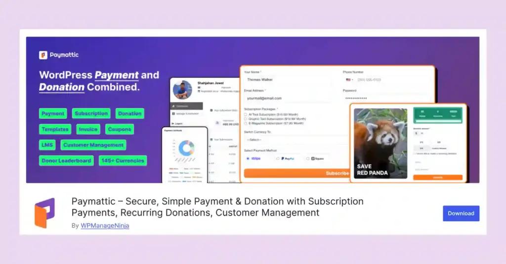 Paymattic- Payment & Donation
