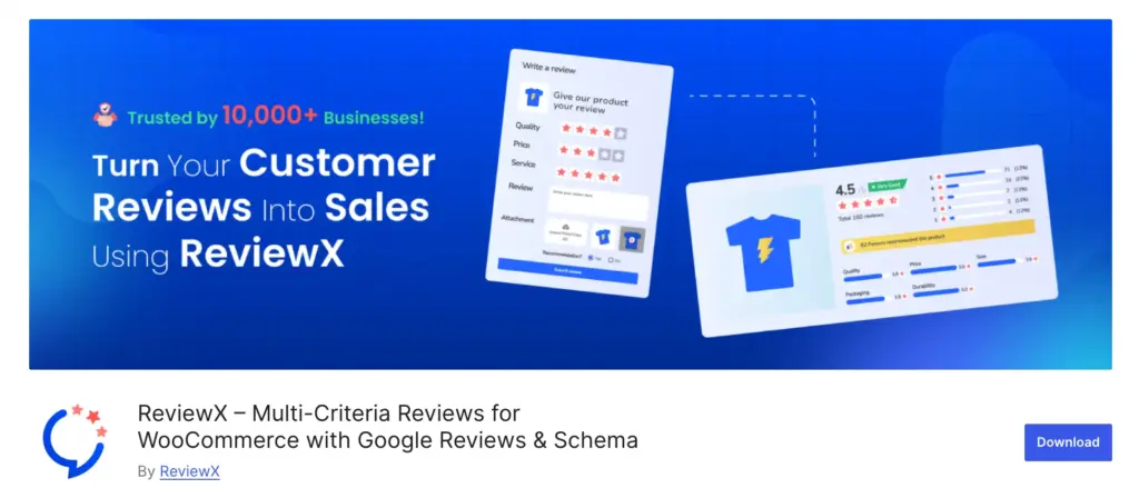 reviewx woocommerce product reviews plugin