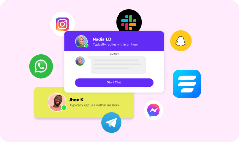Social chat widgets