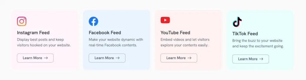 social feeds by wp social ninja