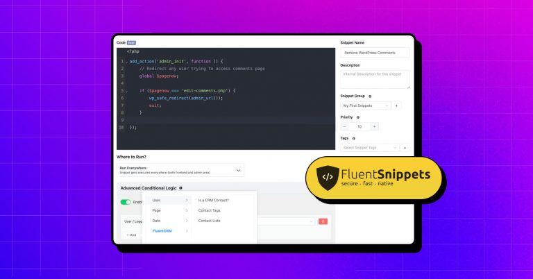 FluentSnippets: The File-Based WordPress Code Snippets Plugin