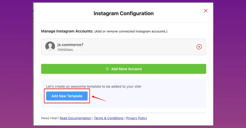 Template customization with WP Social Ninja.