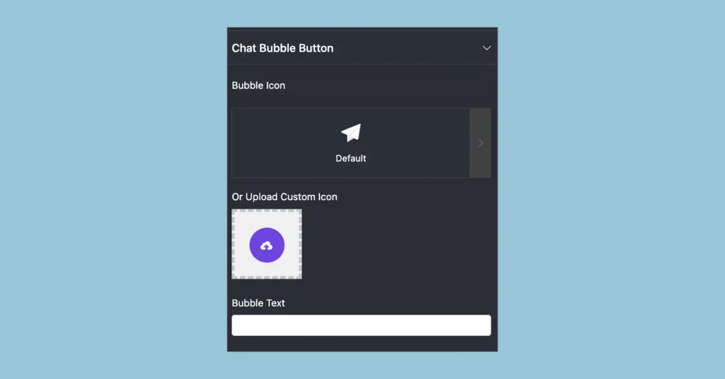 Chat Bubble Button