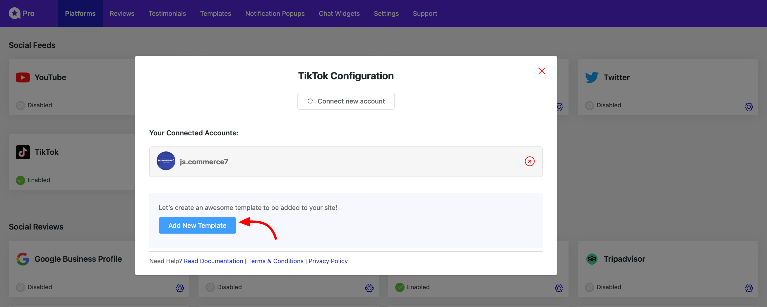 TikTok Feed Settings 