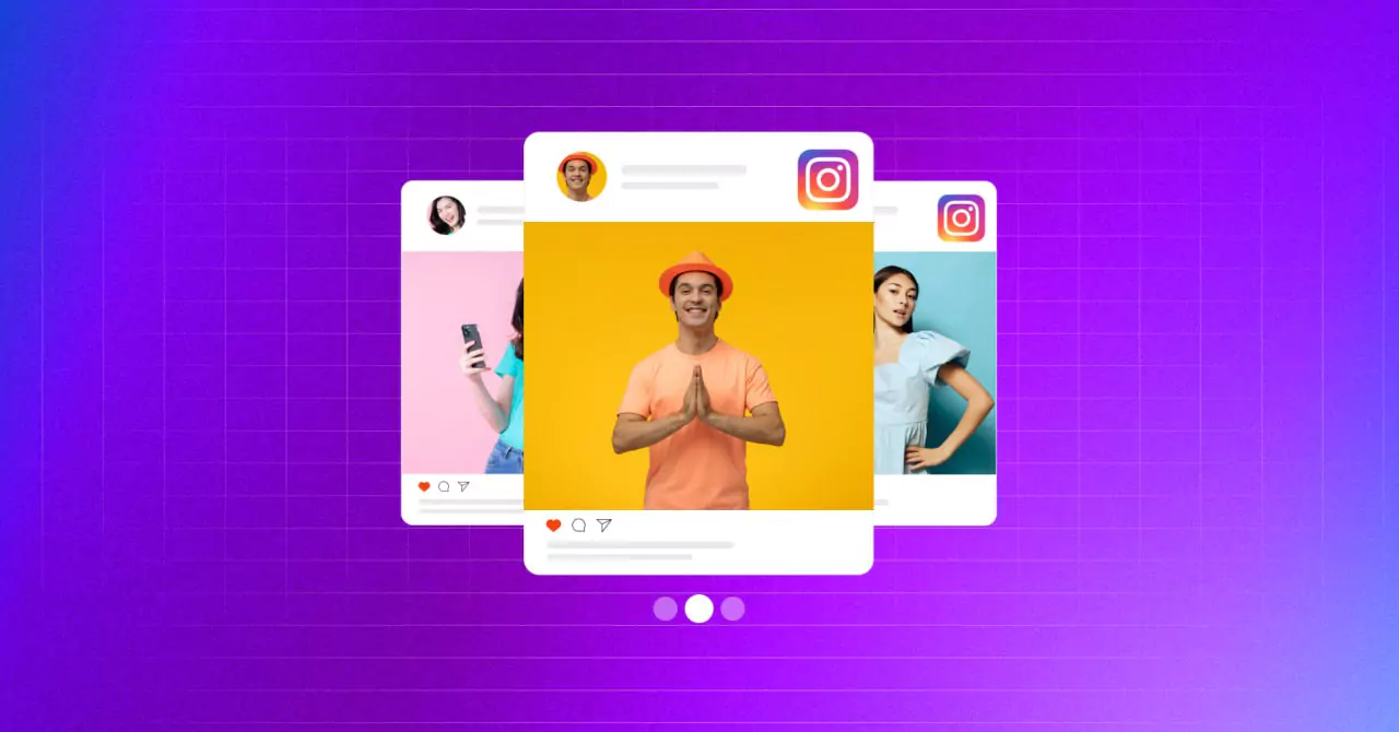 Instagram slider widget made by WP Social Ninja