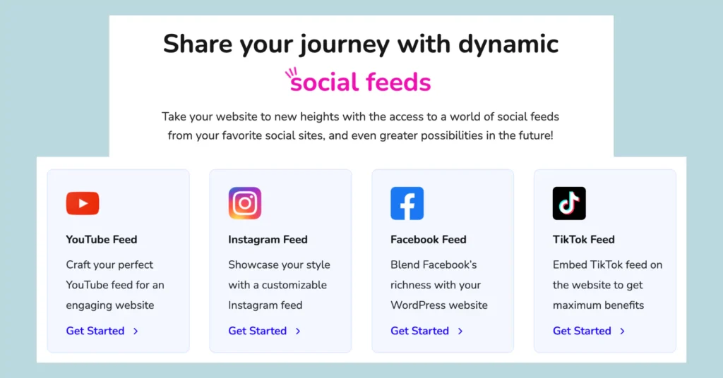 Social feeds - WP Social Ninja