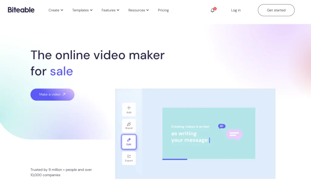 Biteable (YouTube marketing tool for professional-looking videos)