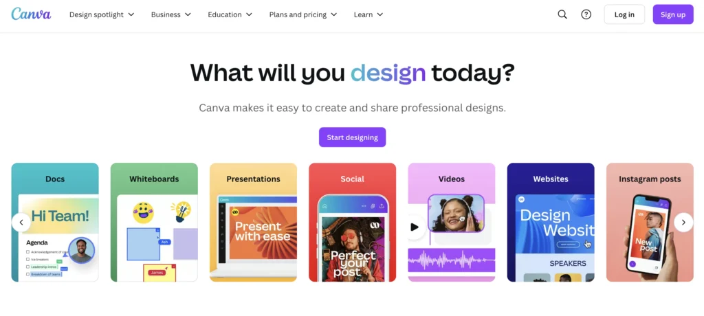 Canva (YouTube marketing tool for Thumbnail creation)