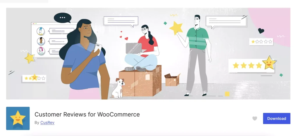 Customer reviews for WooCommerce