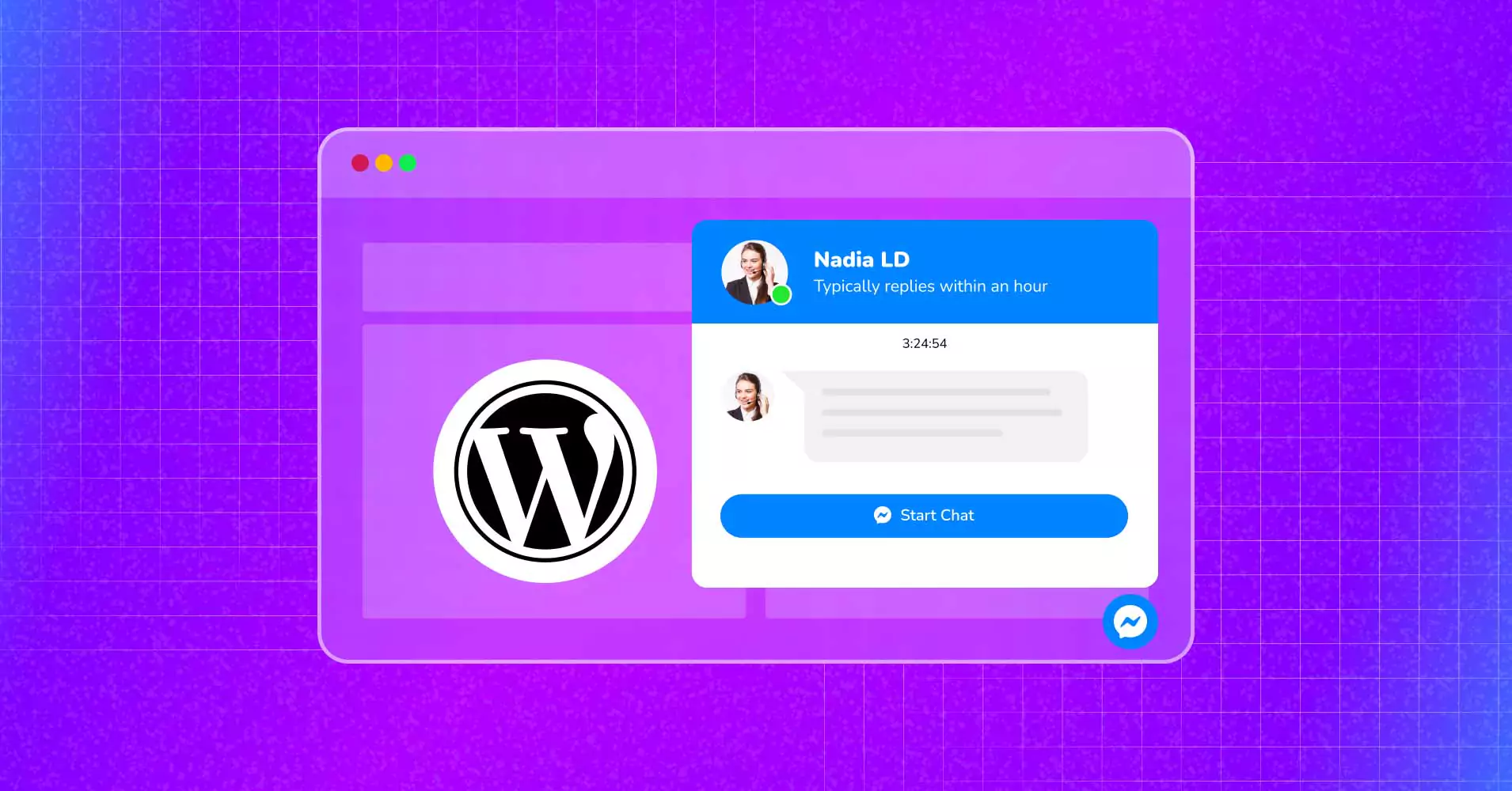 Embed Facebook Messenger on website with WP Social Ninja