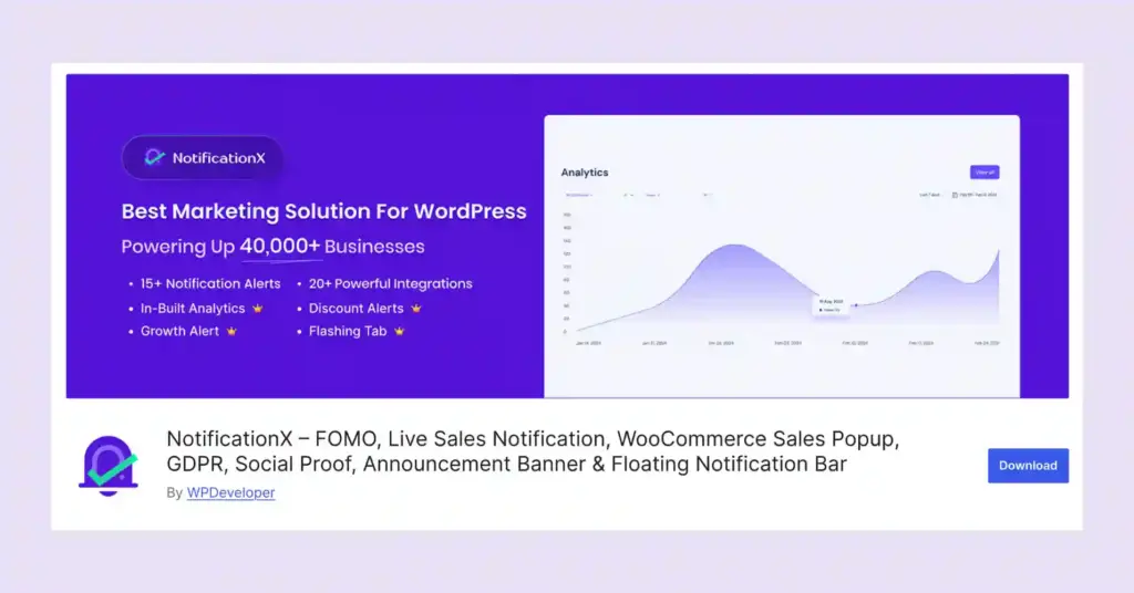 notificationx display social proof popups