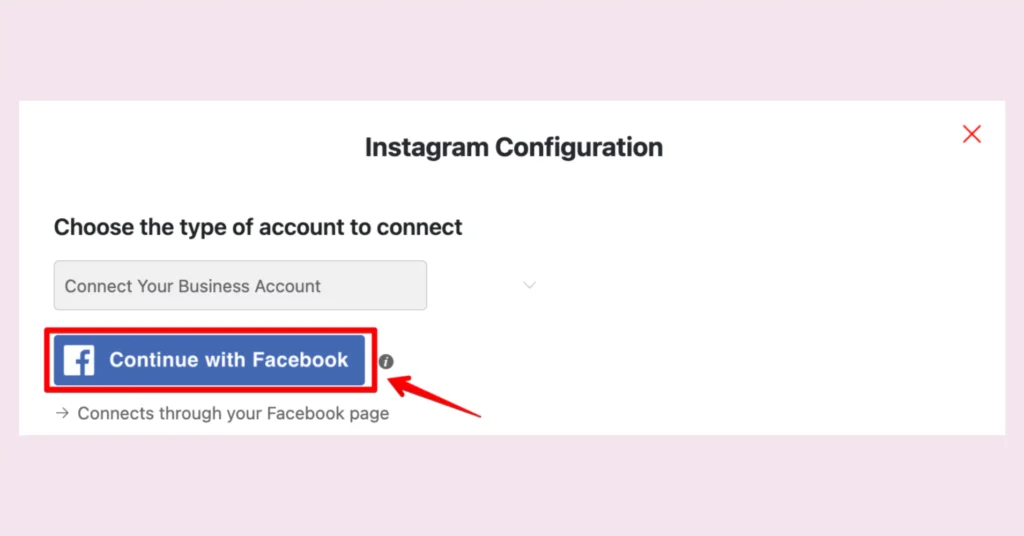 Connecting Instagram business account with WP Social Ninja, the best Instagram plugin for WordPress