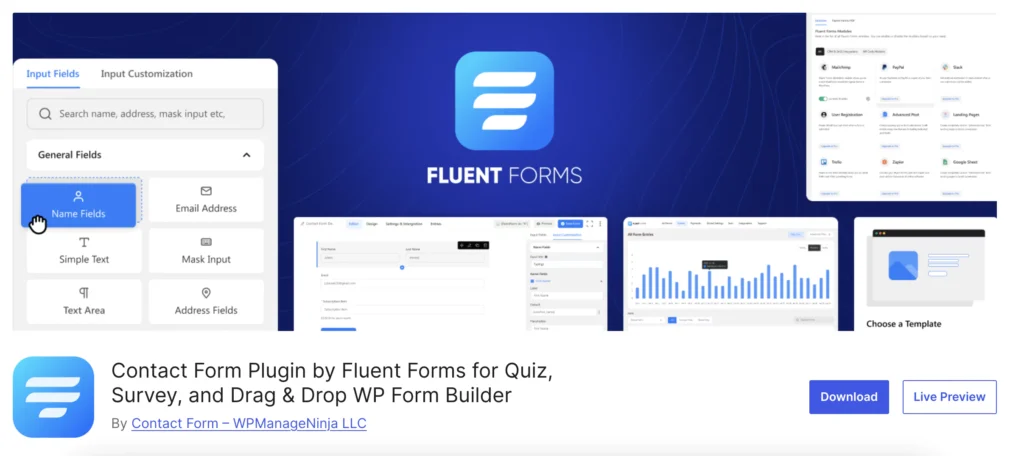 Form builder- Fluent Forms